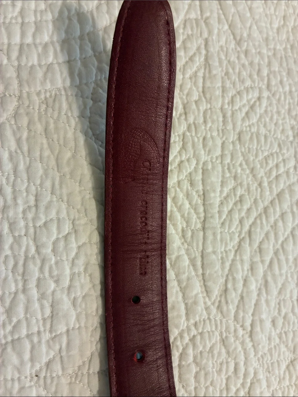 Classic crocodile skins sophisticated red